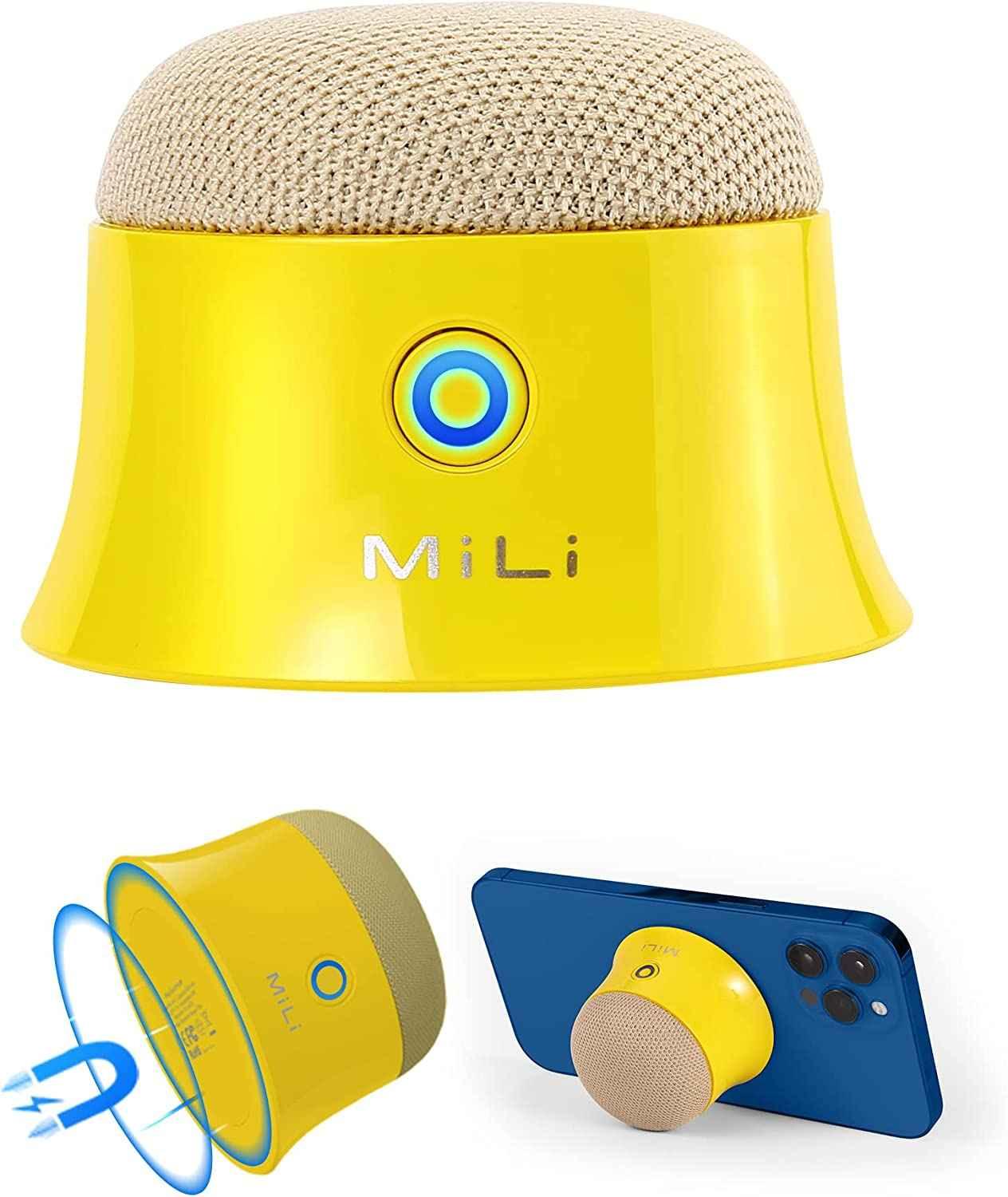MiLi Mag Soundmate Mini MagSafe Bluetooth Speaker - Yellow MiLi Mag Soundmate Mini MagSafe Bluetooth Speaker - Yellow
